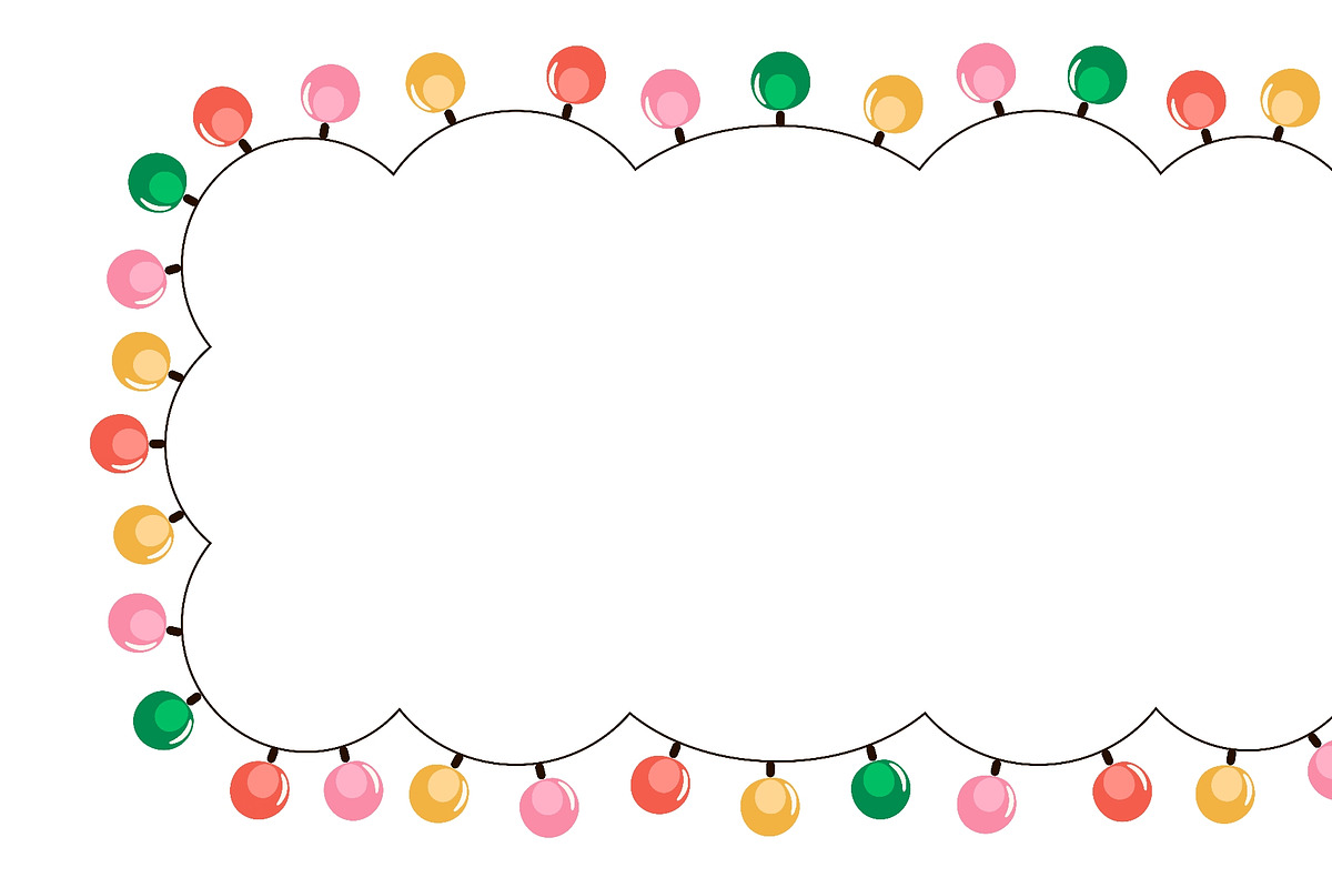 Colorful Christmas lights, shining, a Seasonal Illustration by sceptical cactus (Photo 3 of 3)