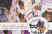 Halloween Digital Paper, a Pattern Graphic by My Creative Atelier (Thumbnail 1 of 5)