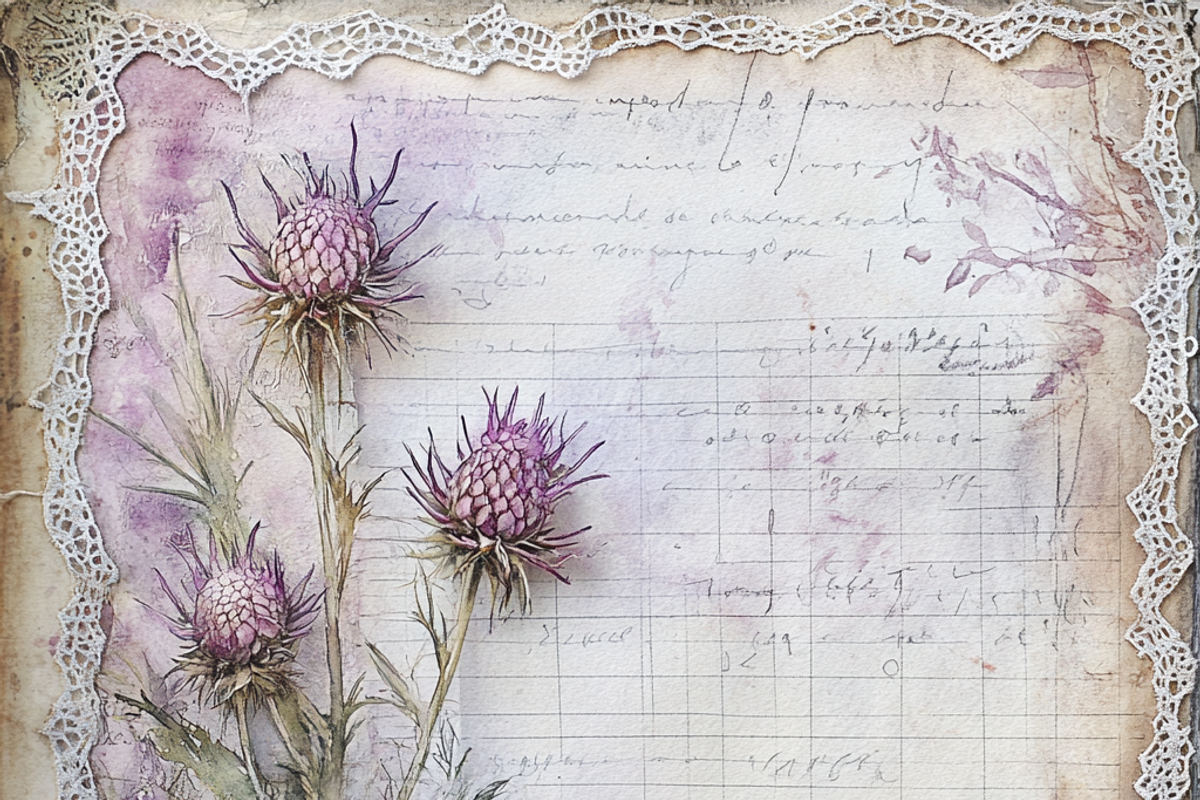 Vintage Torn Paper Junk Journal, a Background Graphic by Printable Treasure (Photo 4 of 6)