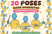 Guide Character Poses, an Education Illustration by Palau (Thumbnail 1 of 9)