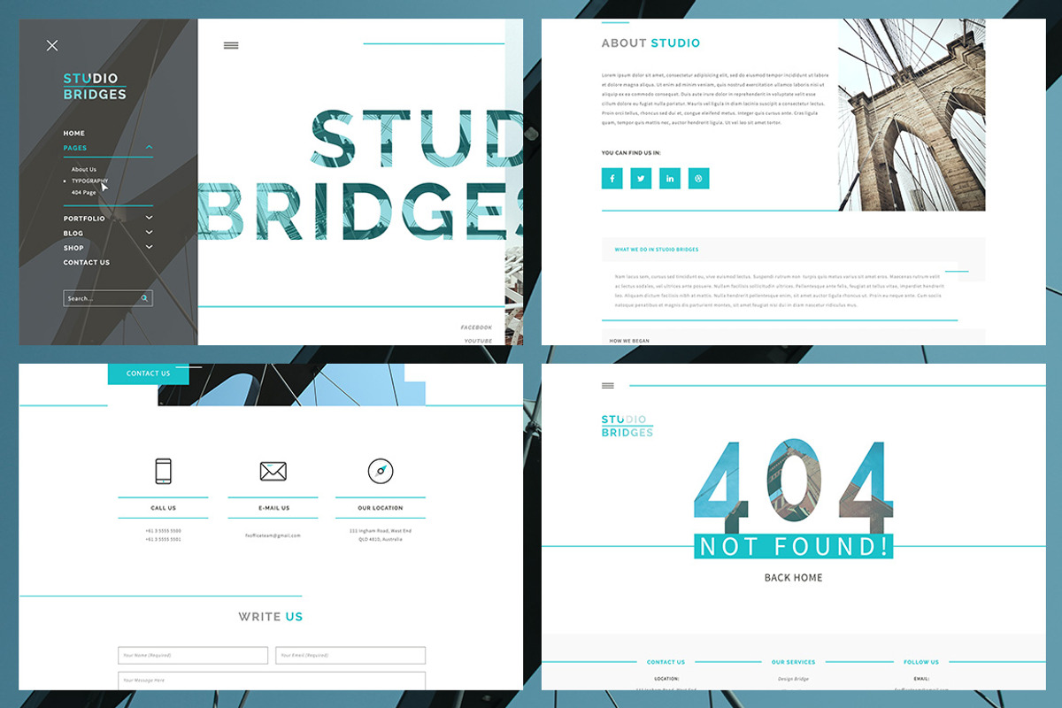 Studio Bridges - PSD Template, a Websites & App Template by FxofficeThemes (Photo 5 of 5)
