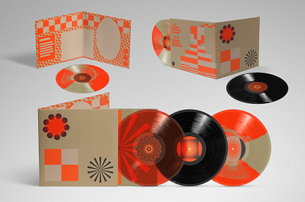 Gatefold Vinyl Mockup Pack, a Packaging Mockup by Glue Lab