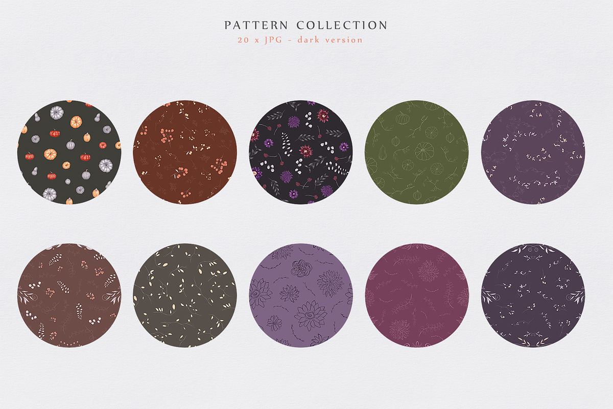 Autumn Splendour Patterns, a Pattern Graphic by Gray Cat Graphics (Photo 9 of 10)