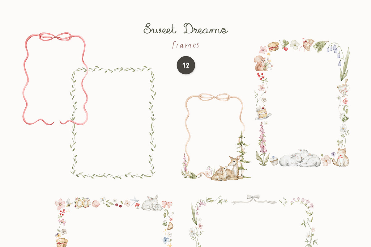 Sweet Dreams. Watercolor animals, an Animal Illustration by Kreker Kate (Photo 6 of 9)