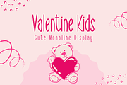 Valentine Kids - Cute Playful Font, a Handwritten Font by Letterayu Studio (Thumbnail 1 of 6)