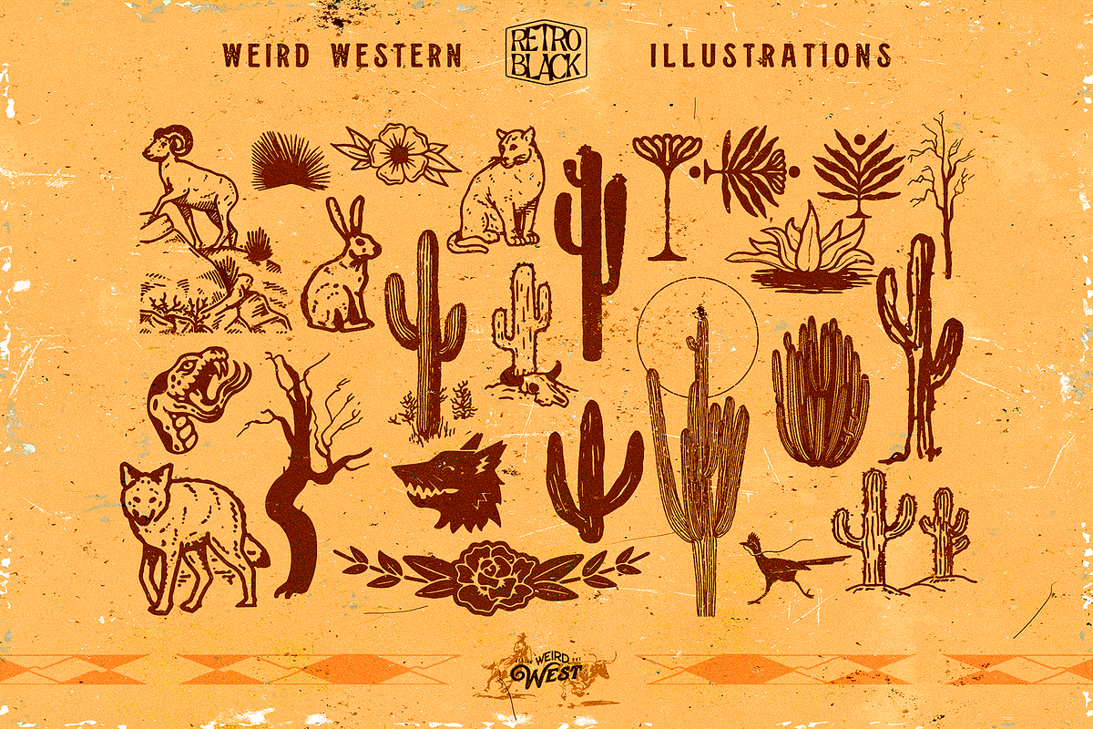 320 Western Icons and Illustrations, an Object Graphic by Retro Black Studio (Photo 10 of 16)