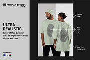 T-Shirt Mock-Up Set, a Shirt Mockup by Freeman Studio (Thumbnail 3 of 14)