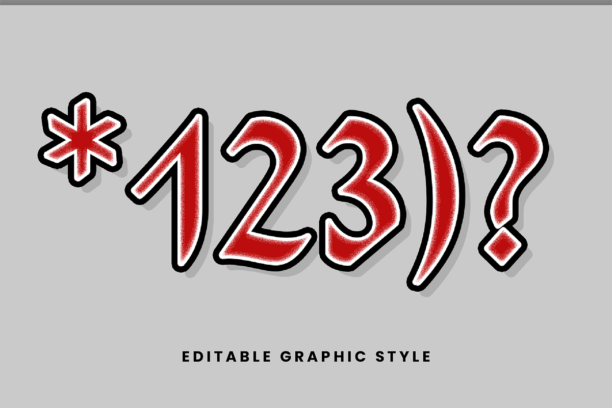 Outline Shadow Bold Text Effect preview 2