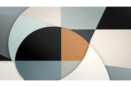 vibrant color geometric background, an Abstract Photo by pikepicture