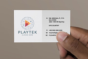 Colorful Play Symbol Logo Template, a Branding & Logo Template by Design_Planet (Thumbnail 4 of 5)