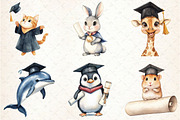 Cute Graduation Animal Sublimation C, a Seasonal Illustration by Rose Art (Thumbnail 3 of 4)