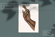 Our Family Holding Hands Watercolor, a Person Illustration by EkaterinaViArt (Thumbnail 2 of 5)