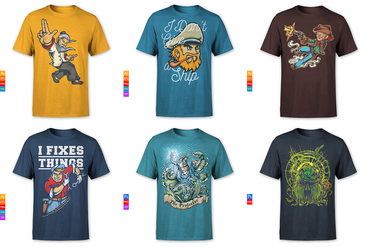 100 T-Shirt and Merchandise Graphics, an Animal Illustration by TSV Art Collective (Photo 13 of 23)