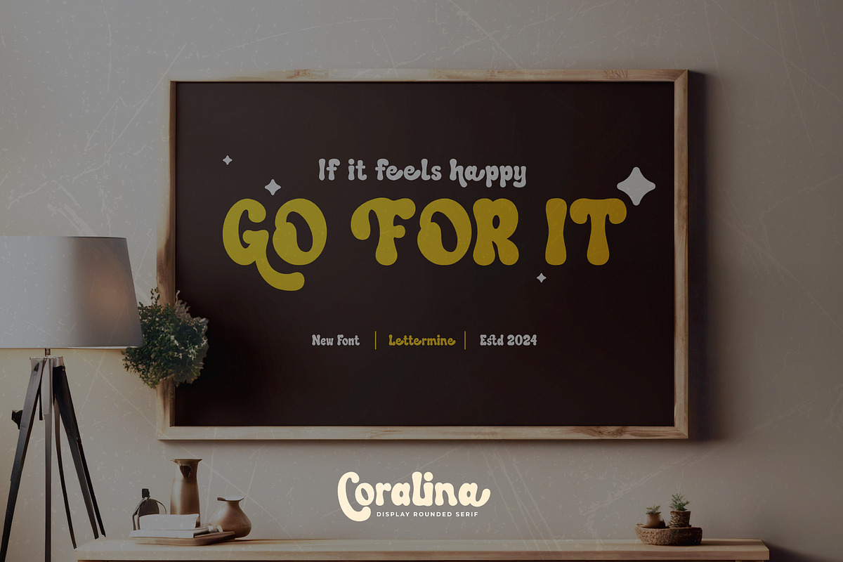 Coralina - Retro Serif, a Serif Font by Lettermine (Photo 2 of 10)