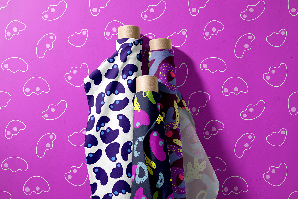 Bold Abstract Seamless Pattern Set, a Pattern Graphic by Asya Melkonyan Patterns (Photo 2 of 16)