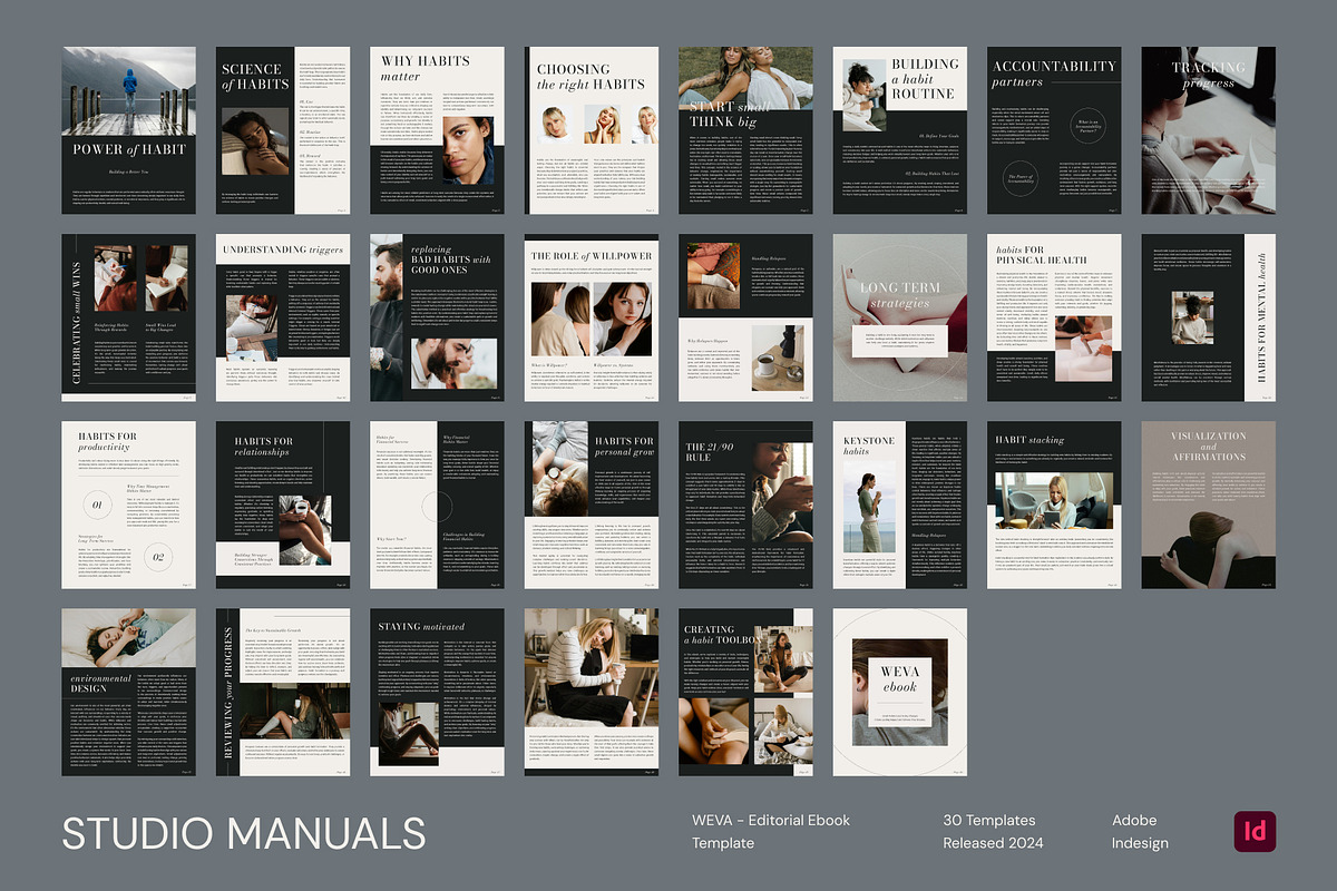 WEVA – Editorial Ebook Template, a Social Media Template by Studio Manuals (Photo 7 of 8)