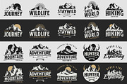 Mountain Adventure Logo Bundle, an Illustration by Tekuni (Thumbnail 3 of 16)
