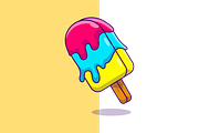 Popsicle Ice Cream Cartoon Vector, a Food Illustration by Artstorystudio (Thumbnail 3 of 3)