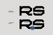 Elons - Industrial Techno Typeface, a Sans Serif Font by Imoodev (Thumbnail 4 of 6)
