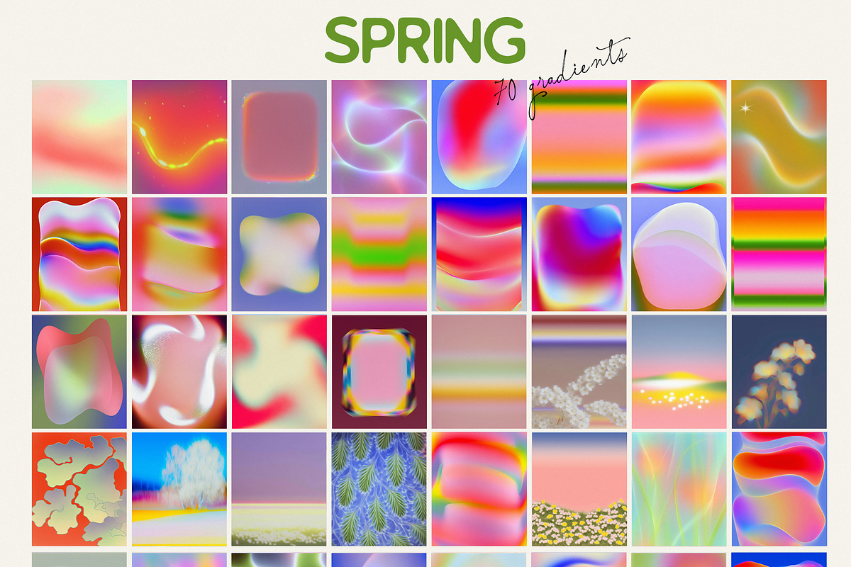 SEASONS: Gradient Backgrounds, a Background Graphic by Purple (Photo 11 of 13)