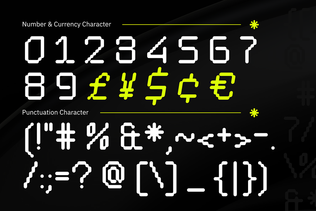 Calexis - Modular Rounded Pixel Font, a Sans Serif Font by Typia Nesia (Photo 12 of 12)