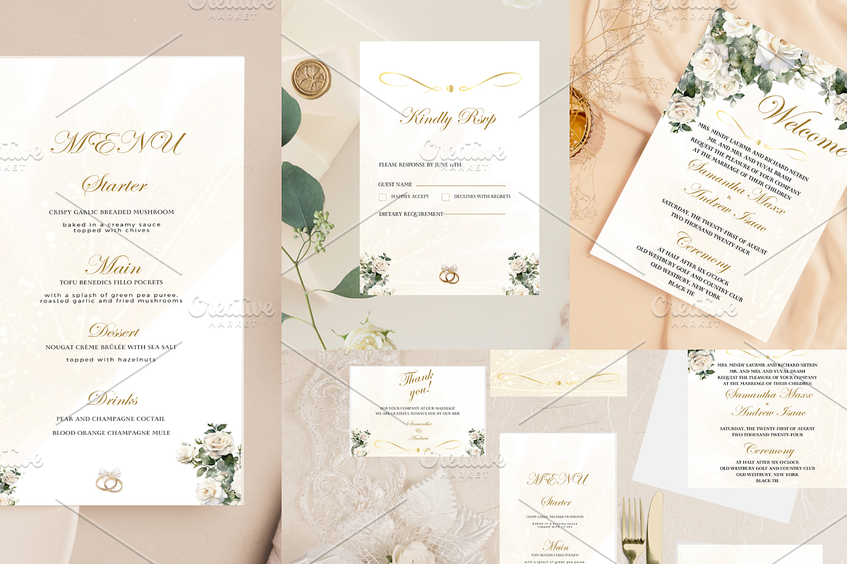 Wedding Invitation Template editable, a Card Template by Digiteve (Photo 5 of 15)
