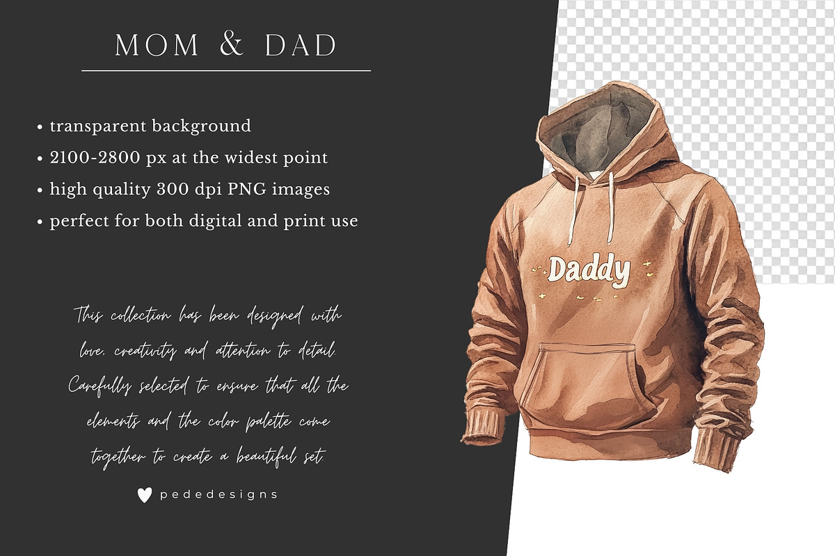 Mom & Dad Collection, a Person Illustration by PeDe Designs (Photo 15 of 33)