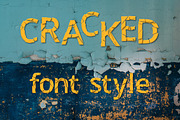 Cracked font style, a Slab Serif Font by Alex_Ivanov (Thumbnail 1 of 5)