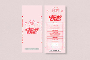 Special Valentine Dinner Menus