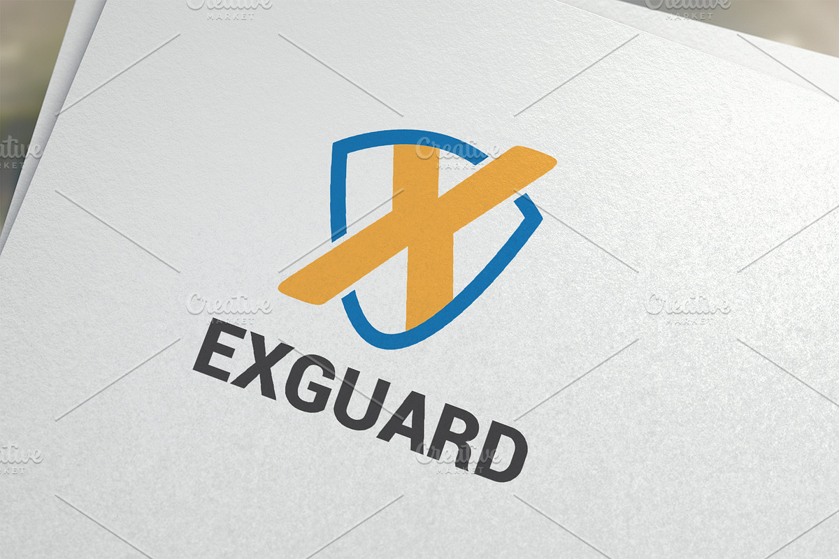 X Guard - Letter X Logo, a Branding & Logo Template by Sahade Studio