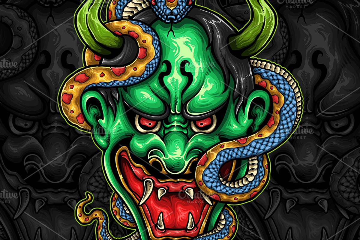 Master Of The Snake, a Decorative Illustration by TSV Art Collective (Photo 1 of 3)