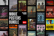 Movie Posters Bundle, a Poster Template by pixelbuddha.net (Thumbnail 1 of 24)