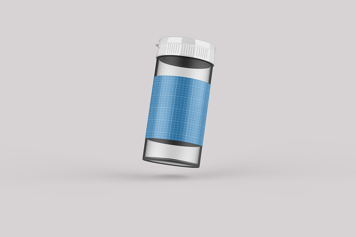 Transparent Plastic Bottle Mockup, a Product Mockup by Illusiongraphic (Photo 13 of 20)