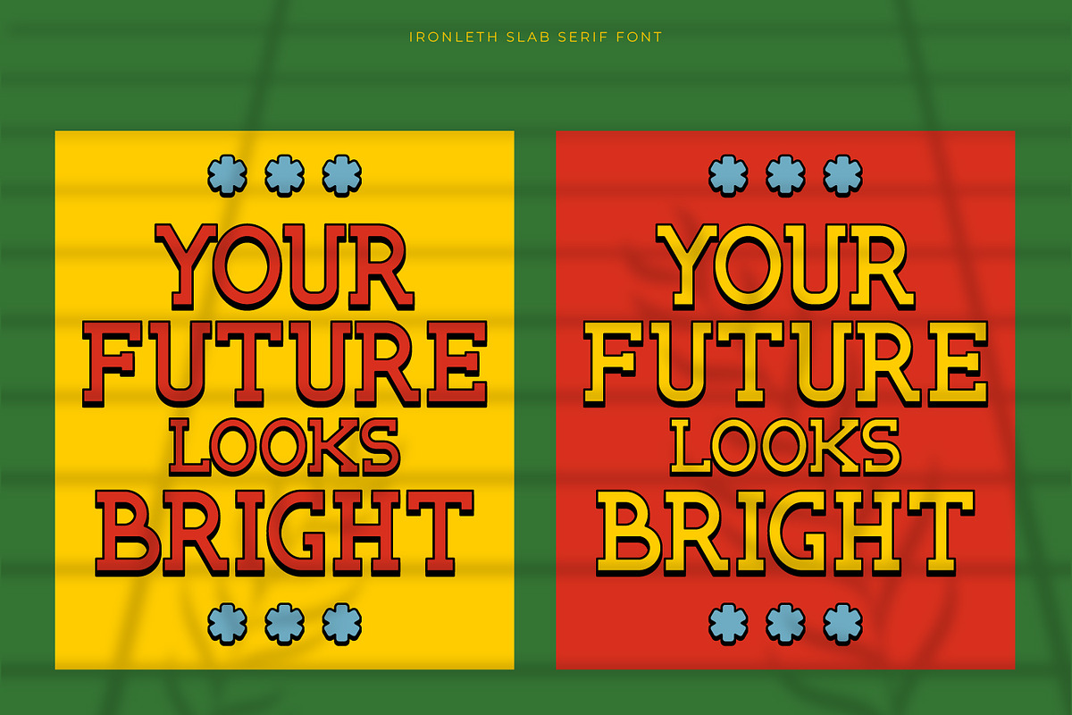 Ironleth - Slab Serif Typeface Font, a Slab Serif Font by Rishsketch (Photo 8 of 15)