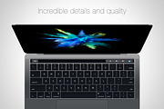 Apple MacBook Pro with Touchbar, a Mac Mockup by RadekBroz (Thumbnail 3 of 5)