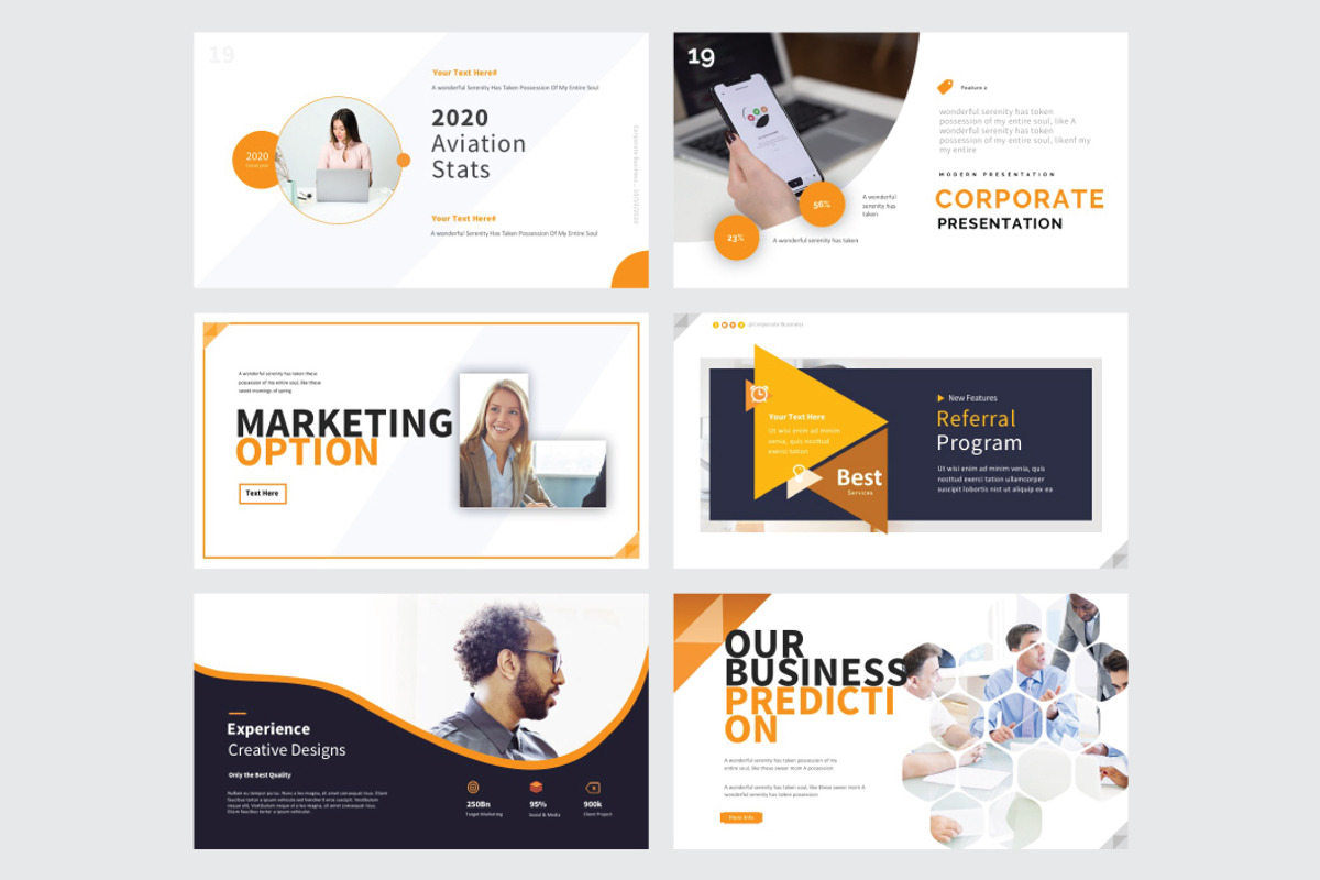 CORPORATE BUSINESS -Keynote Template, a Presentation Template by Shafura