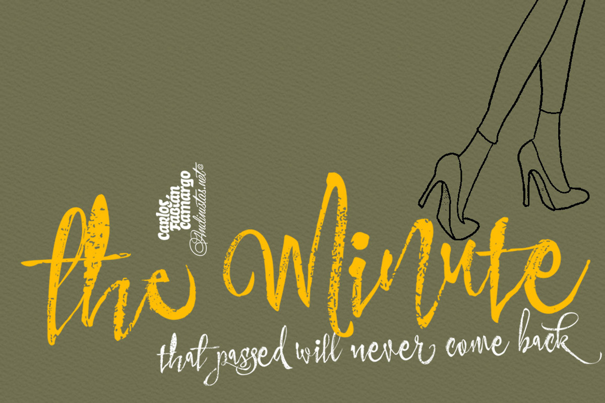 Makeup Type Family / 4 fonts, a Script Font by Andinistas Fonts (Photo 10 of 11)