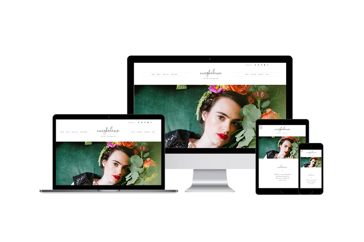 Magdalena ProPhoto 7 Collection, a Websites & App Template by Red Met Yellow Creative (Photo 2 of 15)