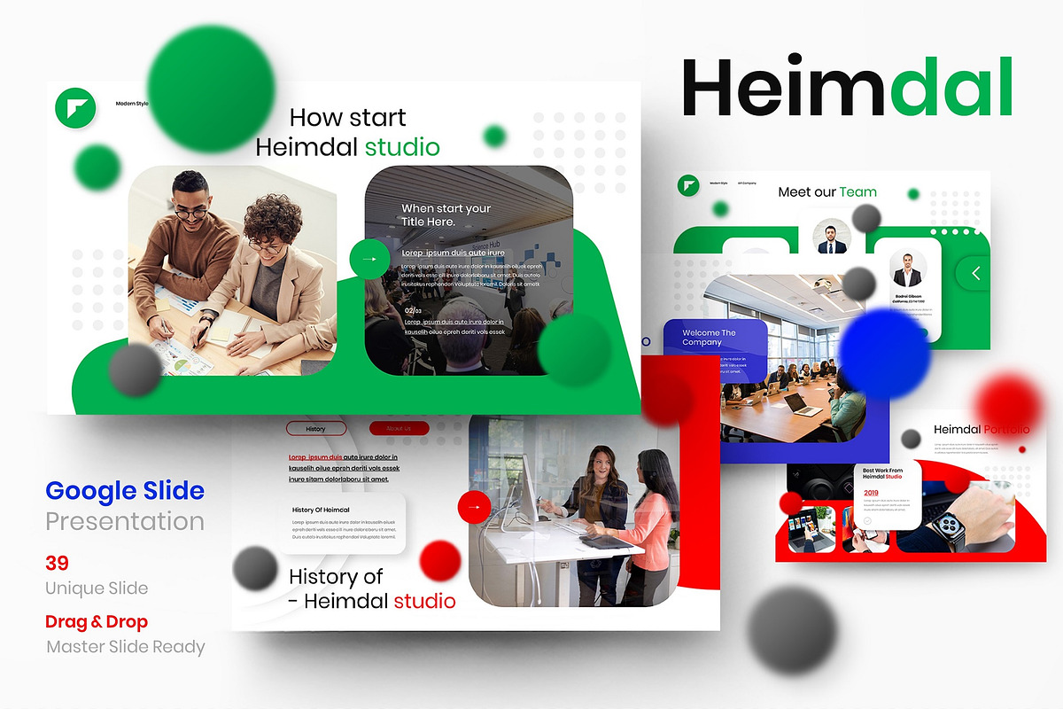 Heimdal - Business Google Slide Temp, a Presentation Template by Dens Creative Studio (Photo 1 of 6)