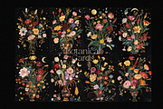 Botanical Cards/Posters, a Seasonal Illustration by Digital Museum (Thumbnail 1 of 5)