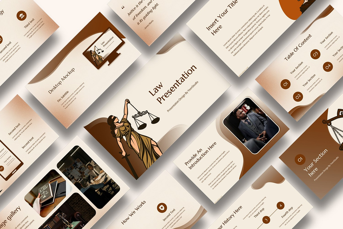 Law Presentation Template, a Presentation Template by BumbleGraph Studio (Photo 4 of 4)