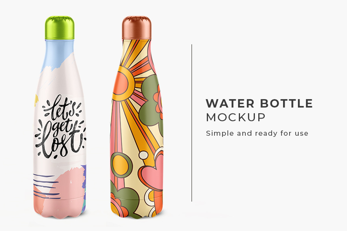 Water Bottle Mockup, a Product Mockup by AlkStudio (Photo 1 of 4)