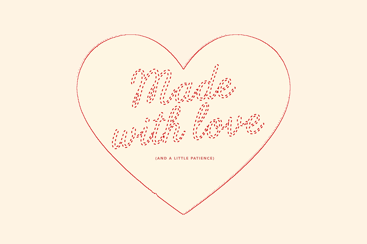 Petit Love Stitch Script, a Handwritten Font by gafaroff studio (Photo 3 of 5)