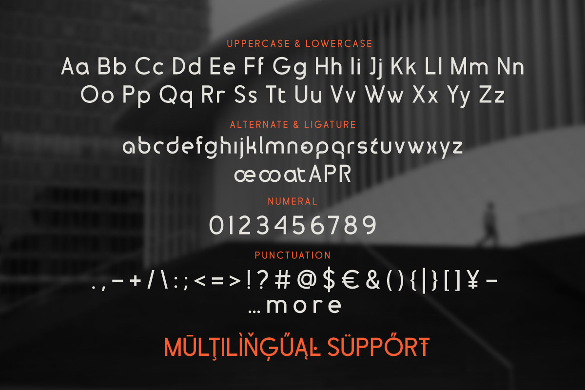 Boncei - Geometric Corporate Font, a Sans Serif Font by twinstd (Photo 9 of 9)