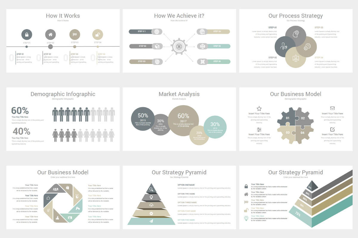 Modern Minimal PowerPoint Template, a Presentation Template by SlideArt (Photo 14 of 22)