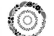 50 Elegant Floral Leaf Spiral Frame, a Decorative Illustration by Amazin_art (Thumbnail 10 of 41)