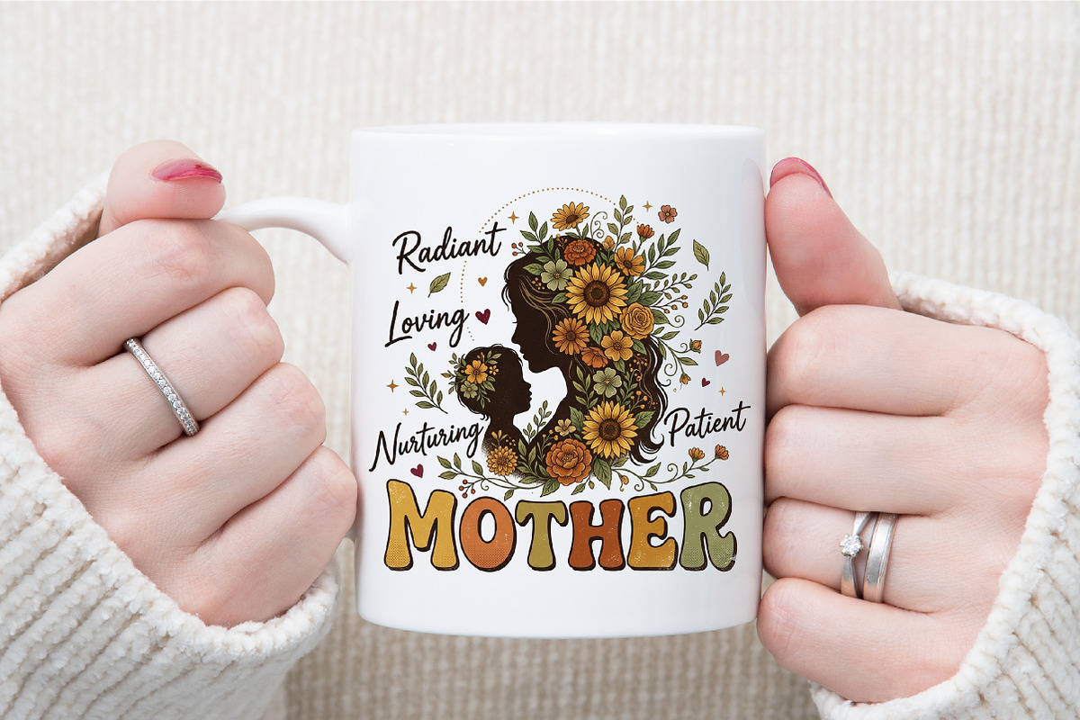 Retro Vintage Floral Mother's Day, a Seasonal Illustration by Sublimation Artist (Photo 7 of 9)