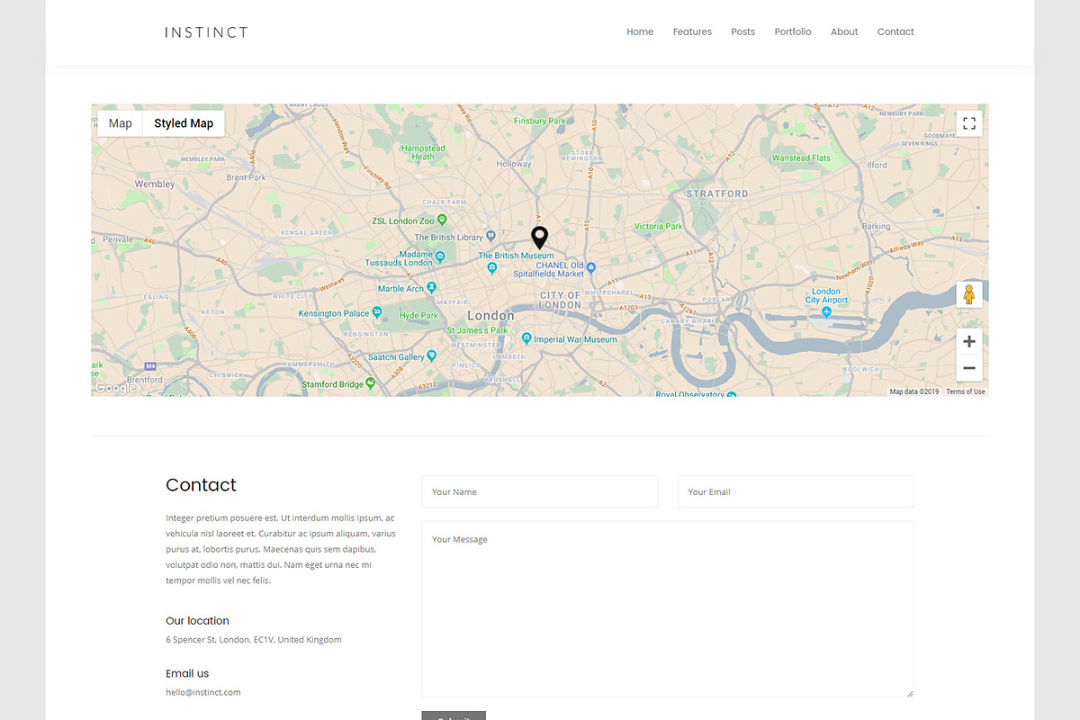 Instinct - Blog & Portfolio Theme, a WordPress Template by Lucid Themes (Photo 6 of 6)