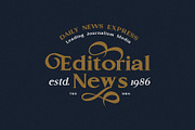 Gold Leaf, a Serif Font by Fontsgood (Thumbnail 2 of 12)