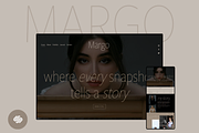 Margo Photographer Template, a Squarespace Template by Beliveart (Thumbnail 1 of 4)